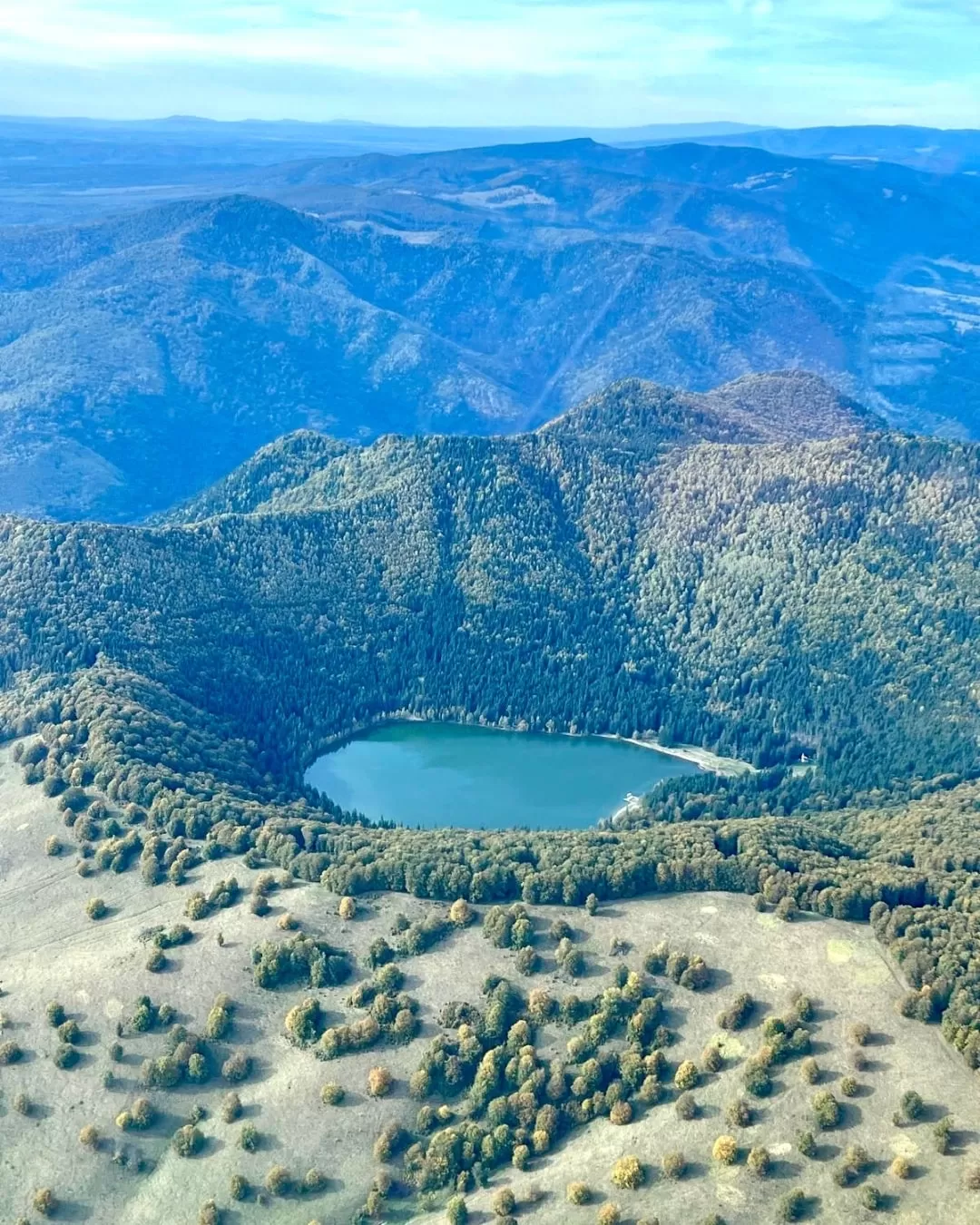 Zbor cu avionul peste Brașov și Lacul Sfânta Ana - 90 minute